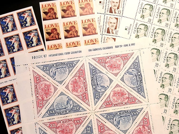 Postage Stamp Art Pre-Press by Ron Centra